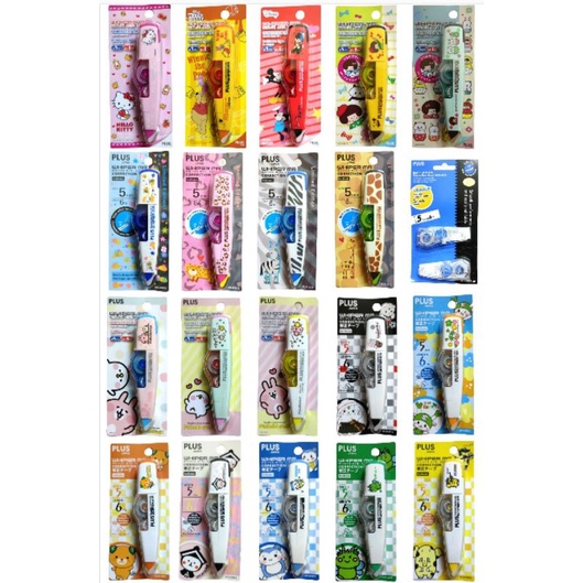 เทปลบคำผิดPLUS MR WH-615SS WH-615BTS WH-605 Refill Plus ไส้เทปลบ WH-605R-2P