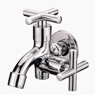 ก๊อกล้างพื้น ก๊อกล้างพื้น 2 ทาง HONS BT3002 ก๊อกน้ำ ห้องน้ำ WALL FAUCET HONS BT3002