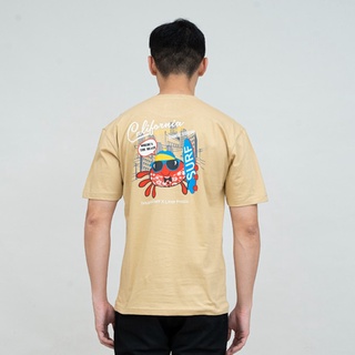 Kaos เสื้อยืดโปโล ลาย California Surf 4XL