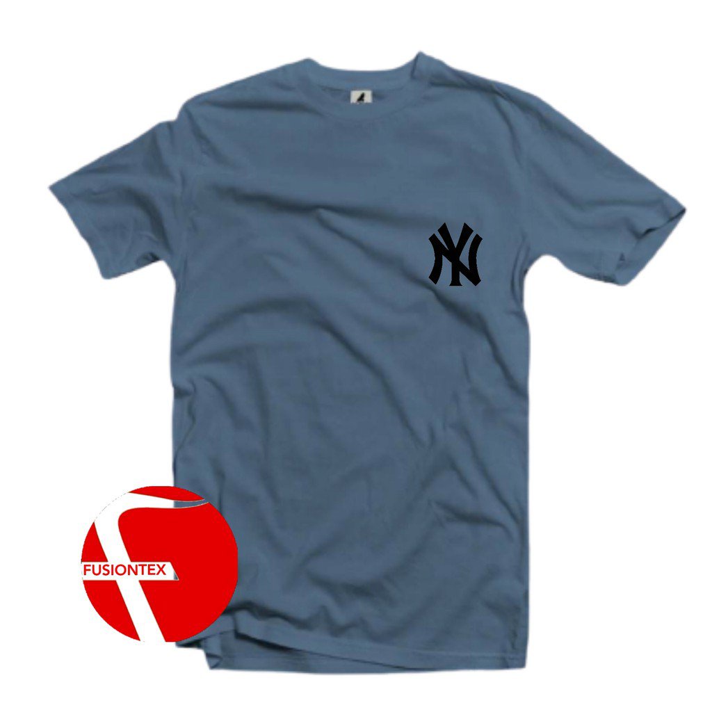 New York Yankees NY T Shirt Baju Streetwear Baju Shirt T Shirt Unisex Shirt  Men Women baju lelaki 100% Cotton