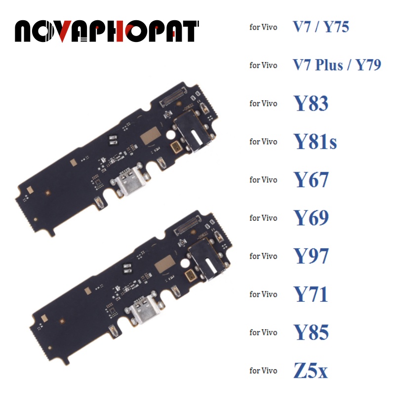 Novapat พอร์ตชาร์จสําหรับ Vivo V7 / Y75 / V7 Plus / Y79 / Y83 / Y81s / Y67 / Y69 / Y97 / Y71 / Y85 /