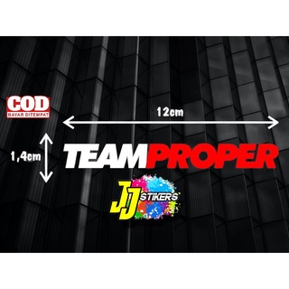 สติกเกอร์ตัด Teamproper