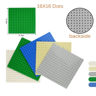 12.8x12.8ซม.บล็อคตัวต่อ Baseplate ขนาดมินิสไตล์คลาสสิคของเล่นสําหรับเด็ก