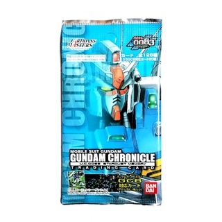 (Sealed Pack) ซองสุ่มการ์ด กันดั้ม MOBILE SUIT GUNDAM : CHRONICLE TRADING CARD CARDDASS MASTER