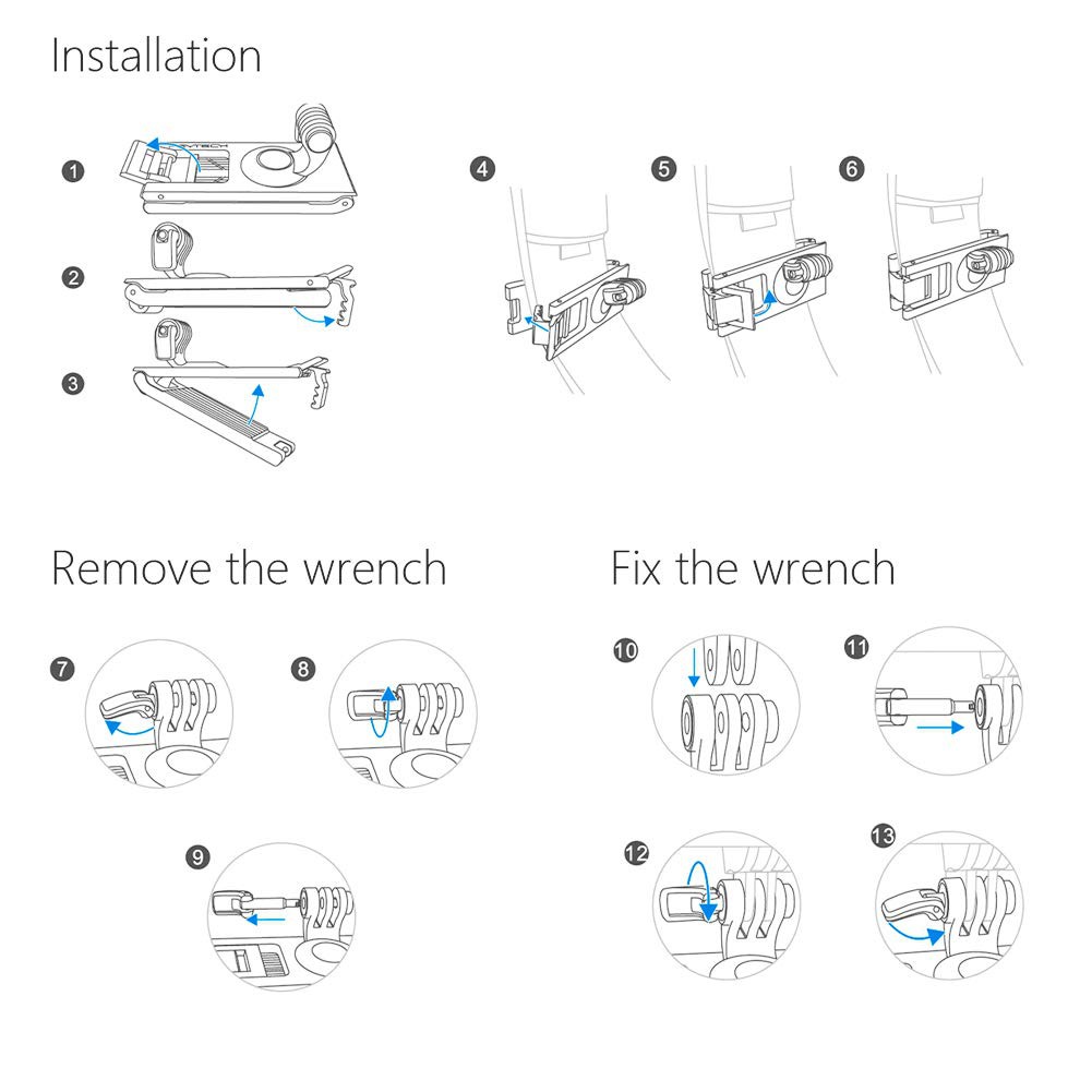 PGYTECH Action Camera Strap Holder for DJI OSMO Pocket/DJI ACTION 2
