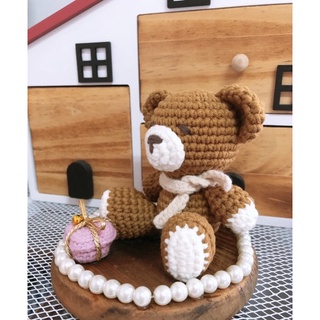 พวงกุญแจหมีน้อย🧸🎀เท็ดดี้แบร์💕Teddy Bear keychian❤️NEW💫