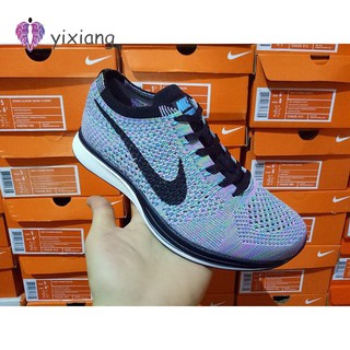 รองเท้าผ้าใบกีฬา n Nike Flyknit Racer sports shoes men women