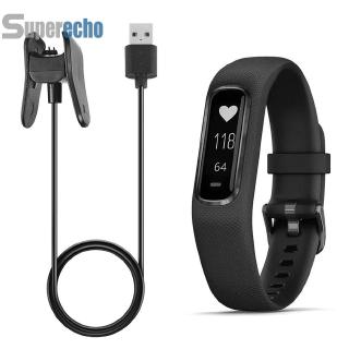 sup Plastic Charging Cradle Clip Smart Watch 1m USB Charger Data Cable Wire Cord for Garmin Vivosmart 4 Watch