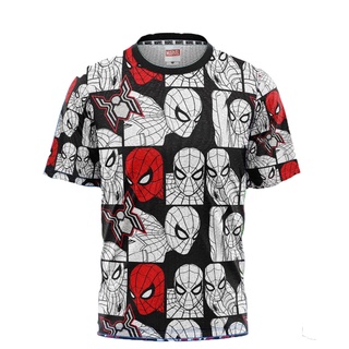 เสื้อยืดลิขสิทธิ์แท้ คอกลมลาย SPIDER MAN SW-0024