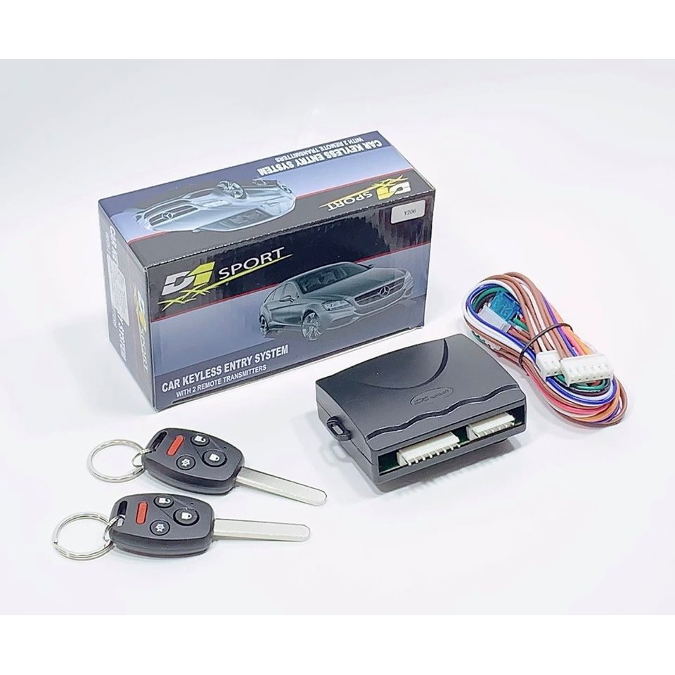 รีโมทเปิดปิดรถยนต์ (เซ็นทรัลล็อค) กุญแจแบบตรง ยี่ห้อ D1sport รุ่นY109 (ดอกกุญแจตรง HONDA เกือบทุกรุ่น)