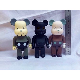 Cod200% โมเดลตุ๊กตาหมี Kaws Bearbrick เหล็ก แฮนด์เมด 200% สําหรับตกแต่งโต๊ะ