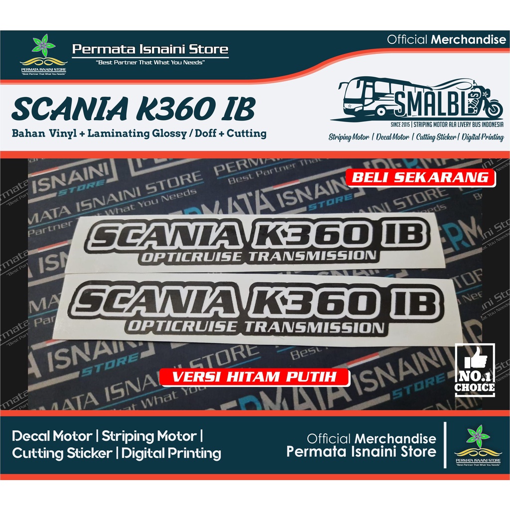 สติ๊กเกอร์ VInyl SCANIA K360 IB Vol.2 โดย PIS