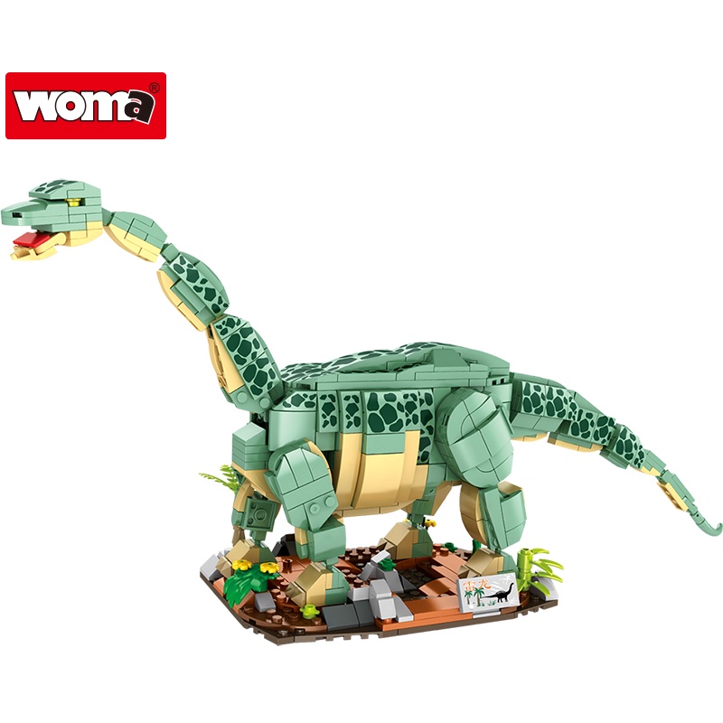 Brontosaurus WOMA C0447 ของเล่นประกอบไดโนเสาร์ 589 ชิ้น