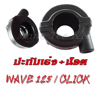 ปะกับเร่ง ( พลาสติก )  สำหรับ Nova-s  Tena  Wave100 / 110 / 125 อะไหล่ทดแทน