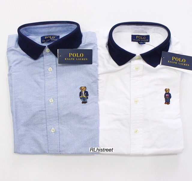 polo bear cotton oxford shirt