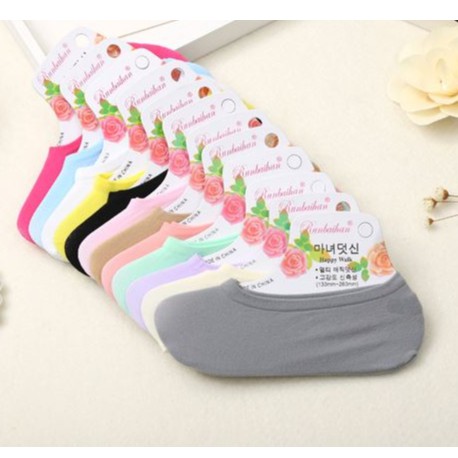 ถูกมาก! ไม่ต้องรอ Flash sales ถุงเท้าคัชชูบาง มีซิลิโคนกันลื่นที่ส้นเท้า พร้อมส่ง – โปรปัง
