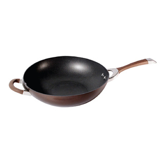 ว๊าว🍟 CIRCULON กระทะด้ามนอนสติ๊กทรงลึก Symmetry รุ่น 84364-T ขนาด 30 ซม. สีดำ Fry Pans &amp; Woks