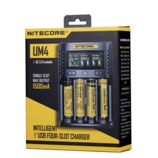 ของแท้100%เช็คโค๊ตได้ Nitecore UM4 เครื่องชาร์จถ่าน4ช่อง