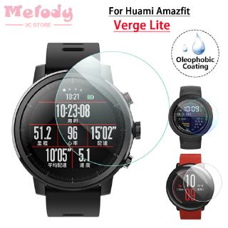 2.5D ฟิล์มกระจกนิรภัยป้องกันหน้าจอสำหรับ Huami Amazfit Verge lite