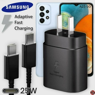 ที่ชาร์จ Samsung 25W Type-C US ซัมซุง Galaxy A23 5G หัวชาร์จ Usb-C สายชาร์จ Adaptive Fast Charging ชาร์จด่วน เร็วไวแท้