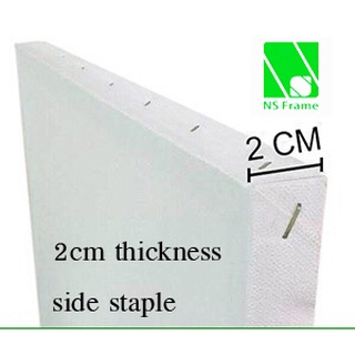 เฟรมผ้าใบแคนวาส เอ็น เอส เฟรม สำหรับวาดรูป ขอบ 2 cm เย็บด้านข้าง, NS Frame Canvas, Canvas for Painting