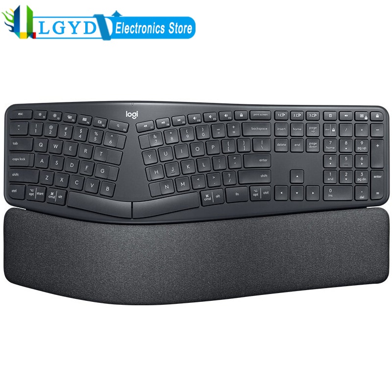 คีย์บอร์ด Logitech ERGO K860 2.4G Wireless Keyboard Bluetooth Dual Mode ...