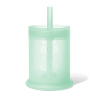 แก้วหัดดื่มพร้อมฝาปิดและหลอดดูด Silicone Training Cup with lid &amp; straw