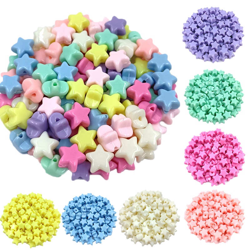 ลูกปัดสเปเซอร์อะคริลิค หลวม หลากสี 11 มม. สําหรับทําเครื่องประดับ DIY 20 ชิ้น