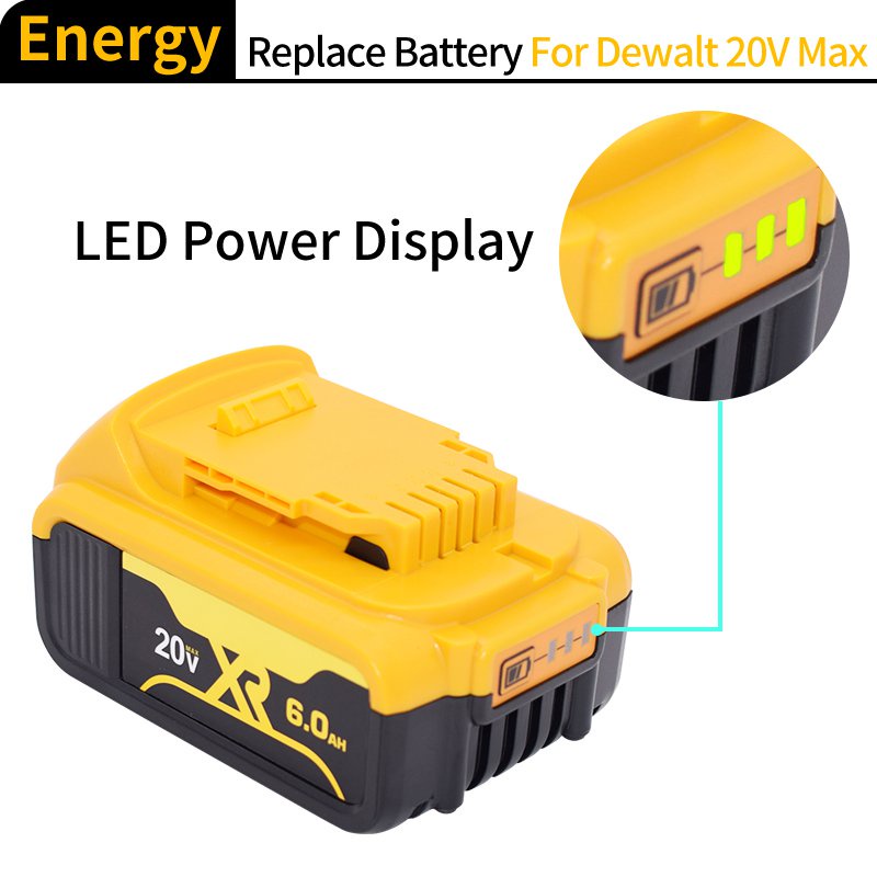 18650 ชาร์จแบตเตอรี่สำหรับ Dewalt 20v แบตเตอรี่ไขควง dewalt เครื่องมือ DCB181 DCB182 DCB184 DCB200 D