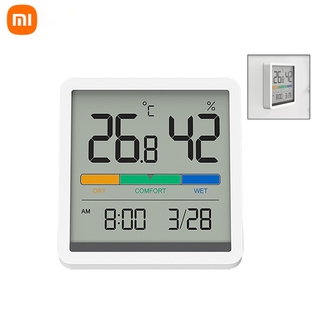 Xiaomi mijia Miiiw นาฬิกาอุณหภูมิ และความชื้น ความแม่นยําสูง หน้าจอ LCD 3.34 นิ้ว