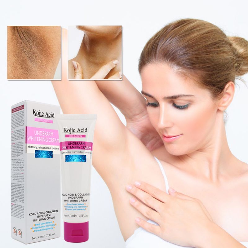 Kojic Acid Collagen Body Creams Armpit Miss V Ketiak pumutih Underarm suncream