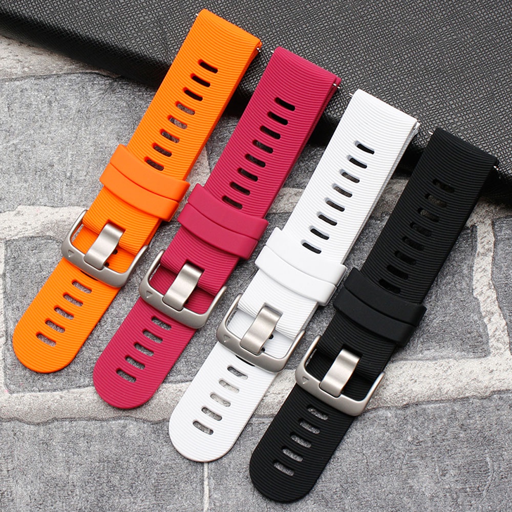 สายนาฬิกาข้อมือซิลิโคน 20 มม. แบบเปลี่ยน สําหรับ Xiaomi รูปที่ 6