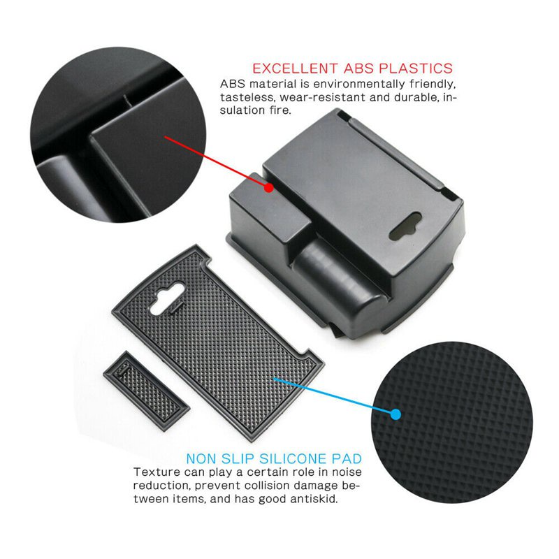 for 2020 Hyundai Venue Car Central Console Armrest Storage Box allet