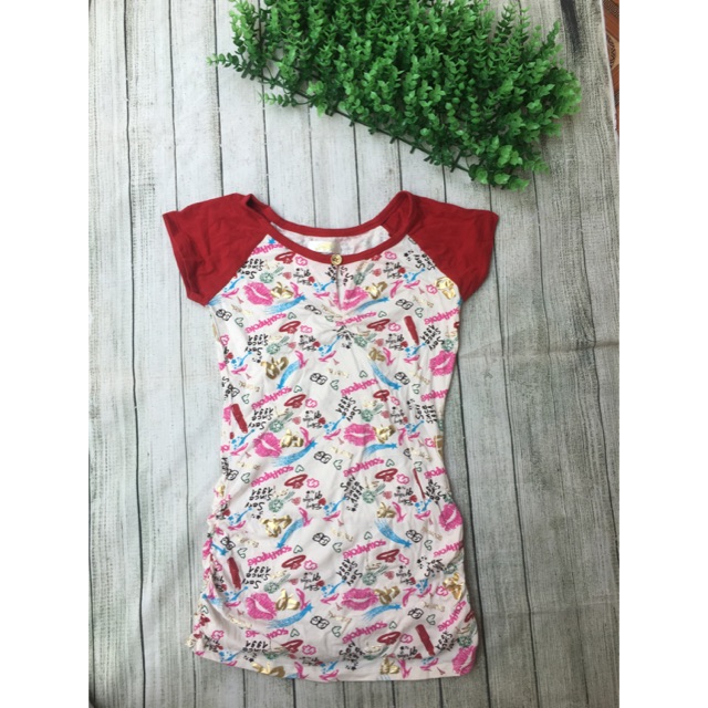 เสื้อยืดผู้หญิง South Pole สวยๆ made in the UK จากโรงงาน ฟรีไซส์ 45-60kg ผ้าคอตตอน 100% AMGBET