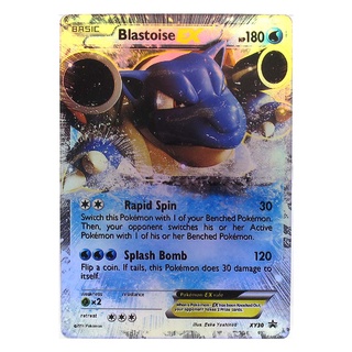 Blastoise EX XY30 คาเม็กซ์ Pokemon Matt Card ภาษาอังกฤษ