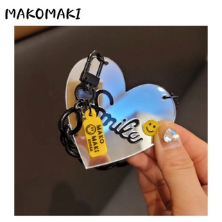 [Makomaki] อุปกรณ์เสริมกระเป๋า _Cute_Heart mirror