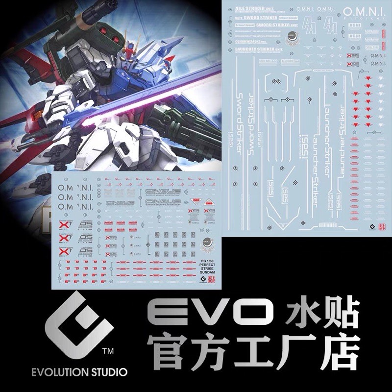 ดีคอลน้ำ EVO PG 19 DECAL EVO PG 1/60 PERFECT STRIKE