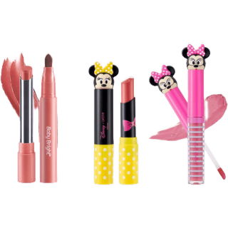 ์No แพค โล๊ะ ลิปมินนี่ Minnie Pro Matte Lipstick / Liquid Lip / Baby Bright MM ลิปสติก สีแน่น คมชัด ติดทนนาน ลิปคละ