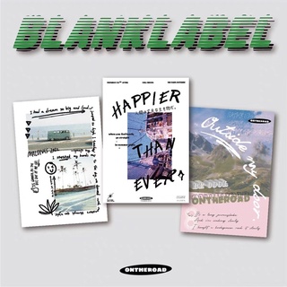 BlankLabel🚀 On the road notebook สมุดจดบันทึก สมุดโน๊ต A5 สมุดปกอ่อน สมุดมีเส้น/ ไม่มีเส้น สมุดสไตล์เกาหลี พร๊อพถ่ายรูป