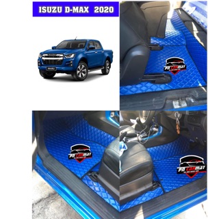 พรมปูพื้นรถยนต์ NEW D-MAX 2020-2023ลายตาราง (4ประตูและแคป)แถมฟรีแผ่นกันสึกพลาสติกอย่างดีมูลค่า250-.บาท