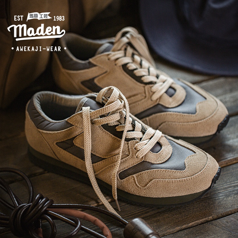Maden  ใหม่ รองเท้าผ้าใบลําลอง ข้อสั้น สไตล์อังกฤษย้อนยุค เหมาะกับการวิ่ง ออกกําลังกาย เล่นกีฬา 1960S 2022 สําหรับผู้ชาย