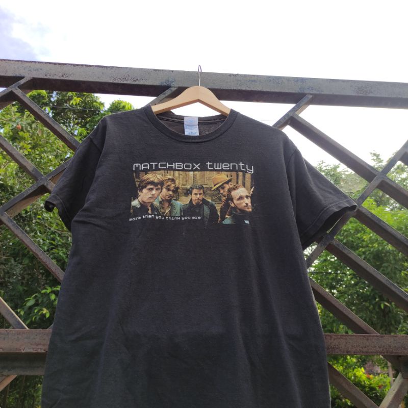 เสื้อยืด พิมพ์ลาย Matchbox twenty tour 2003 second official band สําหรับผู้ชาย