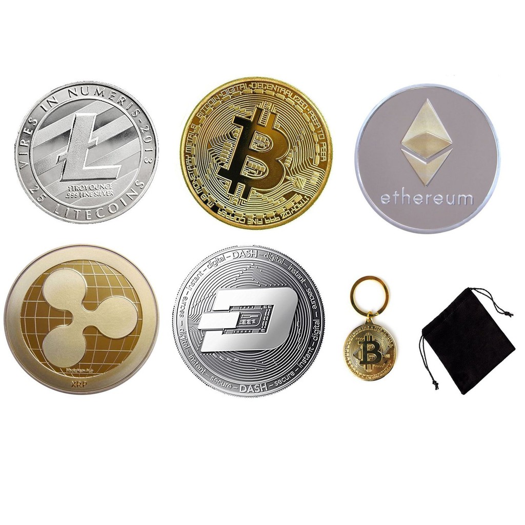 Bitcoin Btc Ethereum Litecoin Dogecoin Xrp Crypto Currency à¹€à¸«à¸£ à¸¢à¸à¸„à¸£ à¸›à¹‚à¸• à¸ªà¸³à¸«à¸£ à¸šà¹€à¸ à¸šà¸ªà¸°à¸ªà¸¡ à¹à¸ž à¸„à¸