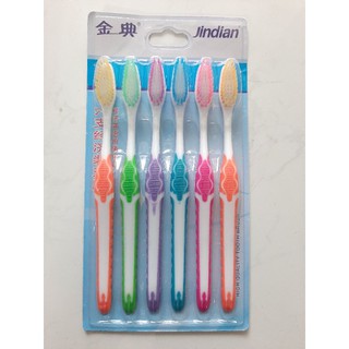 แปรงสีฟัน 6 ชิ้น ต่อแพ็ค