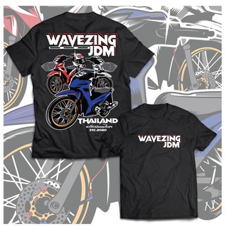 เสื้อยืดเวฟซิ่งเสื้อลายwavezingเสื้อยืดcotton100USA