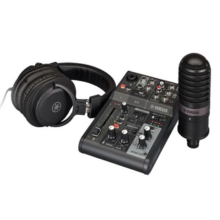 YAMAHA AG03MK2 LSPK ชุดอุปกรณ์ไลฟ์สตรีม 3-ch Live Streaming mixer with USB audio interface, condenser microphone, headph