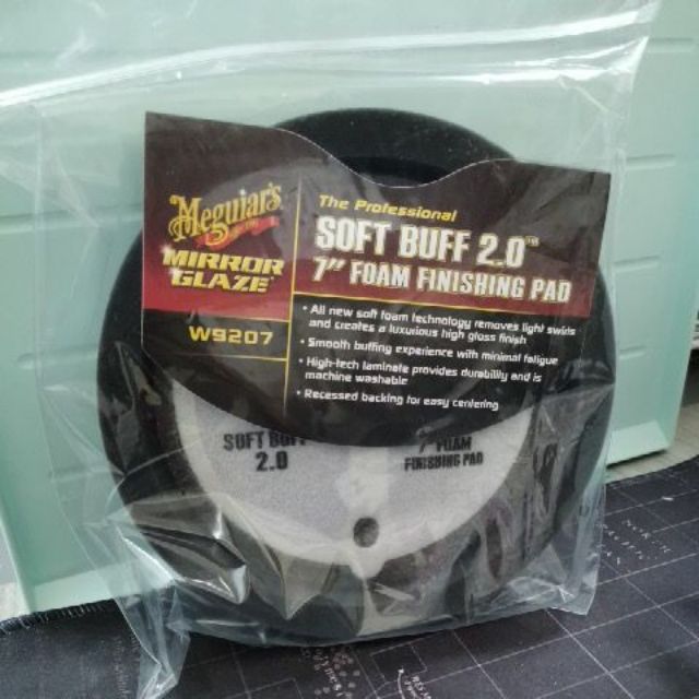 Meguiars Professional Soft Buff 2.0 7" แผ่นโฟม W7207 W8207 W9207