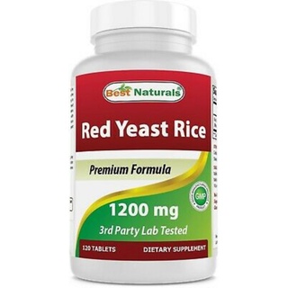 Best Naturals Red Yeast Rice 1200 mg 120 Tablets