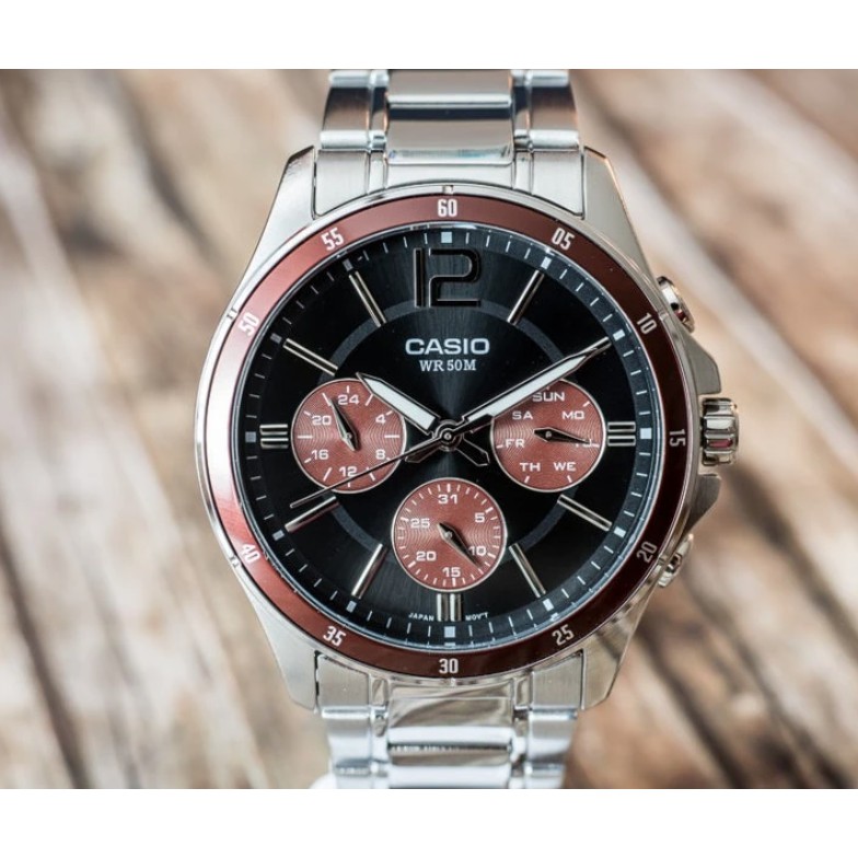 ของแท้ CASIO นาฬิกาคาสิโอ ผู้ชาย รุ่น MTP-1374 / Atime นาฬิกาข้อมือ MTP1374 นาฬิกาข้อมือผู้ชาย ของแท้ ประกัน1ปี