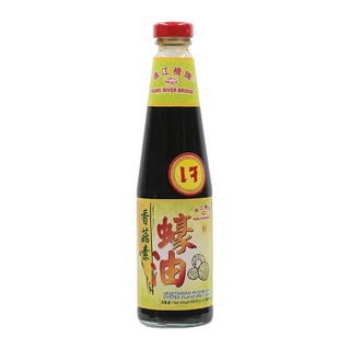 เพิร์ลริเวอร์บริดจ์ซอสเห็ดหอมกลิ่นหอยนางรมสูตรเจ 480กรัม Pearl River Bridge Shiitake Mushroom Sauce 480g.